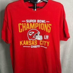 Officially licensed NFL Kansas City Chiefs Super Bowl LIV Champions t-shirt,